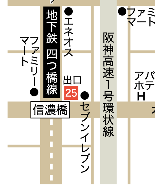 本町のサル食堂／地図4